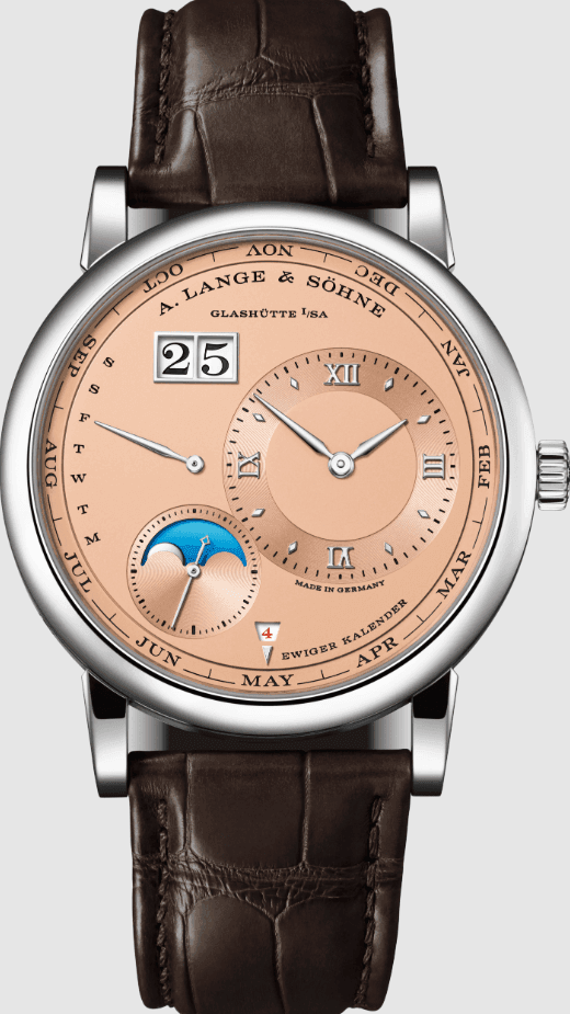 LANGE 1 EWIGER KALENDER in 750er Weißgold