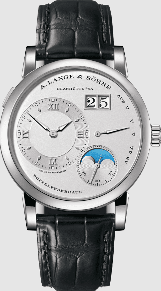 LANGE 1 MONDPHASE in 950er Platin