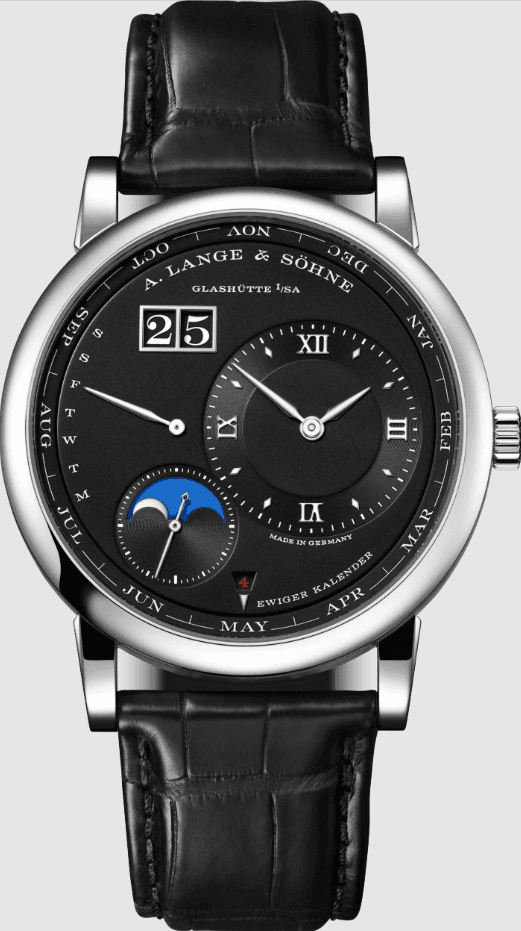LANGE 1 EWIGER KALENDER in 950er Platin