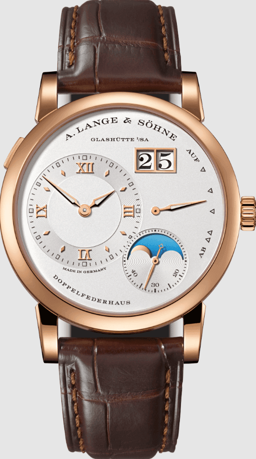 LANGE 1 MONDPHASE in 750er Rotgold