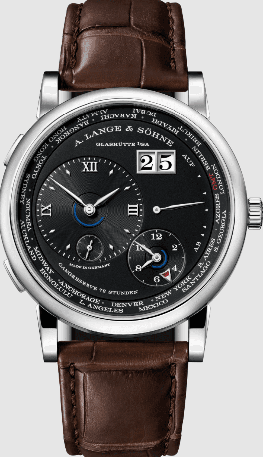 LANGE 1 ZEITZONE in 750er Weißgold
