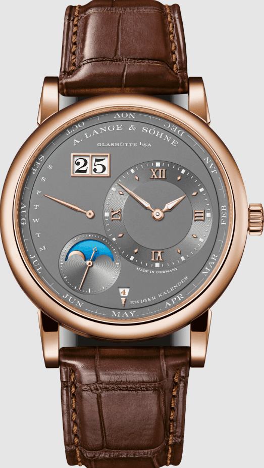 LANGE 1 EWIGER KALENDER in 750er Rotgold